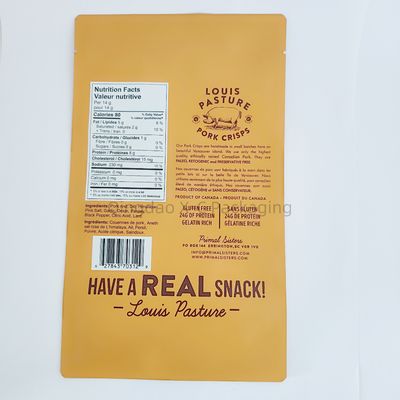 comprar Calidad alimenticia Stand Up Bolso Personalizar paquete impermeable ZipLock Cuadrado Fondo online manufacture