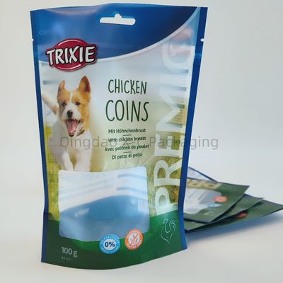 comprar Bolsa de pie personalizada reabrible compostable digitalmente impresa con cremallera embalaje de alimentos para mascotas online manufacture
