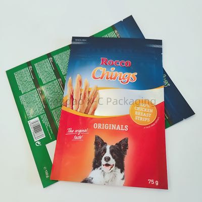 comprar Alimentos para mascotas Bolsas de sello de 3 lados Mini cerrables pequeñas personalizadas A prueba de humedad Calidad alimentaria Colorida online manufacture