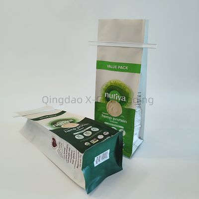 comprar Bolsa de sello de 8 lados impresa personalizada con corbata de hojalata Bolsa de pie Embalaje de alimentos resealable online manufacture