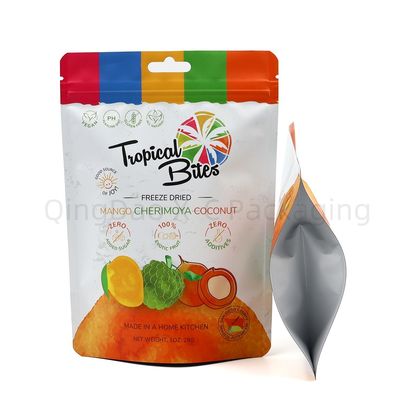 comprar Bolsa de pie de plástico Mylar de fondo plano de papel de aluminio con cremallera online manufacture
