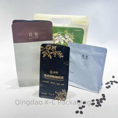 comprar Envases de café sostenibles con acabado mate y fondo plano online manufacture