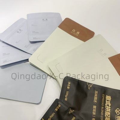 comprar Bolsa de papel Kraft con ventana Bolsa de pie Negro Bolsa de muñeco con cierre con cremallera Bolsa de almacenamiento de alimentos Nueces Caffé Grado alimenticio online manufacture