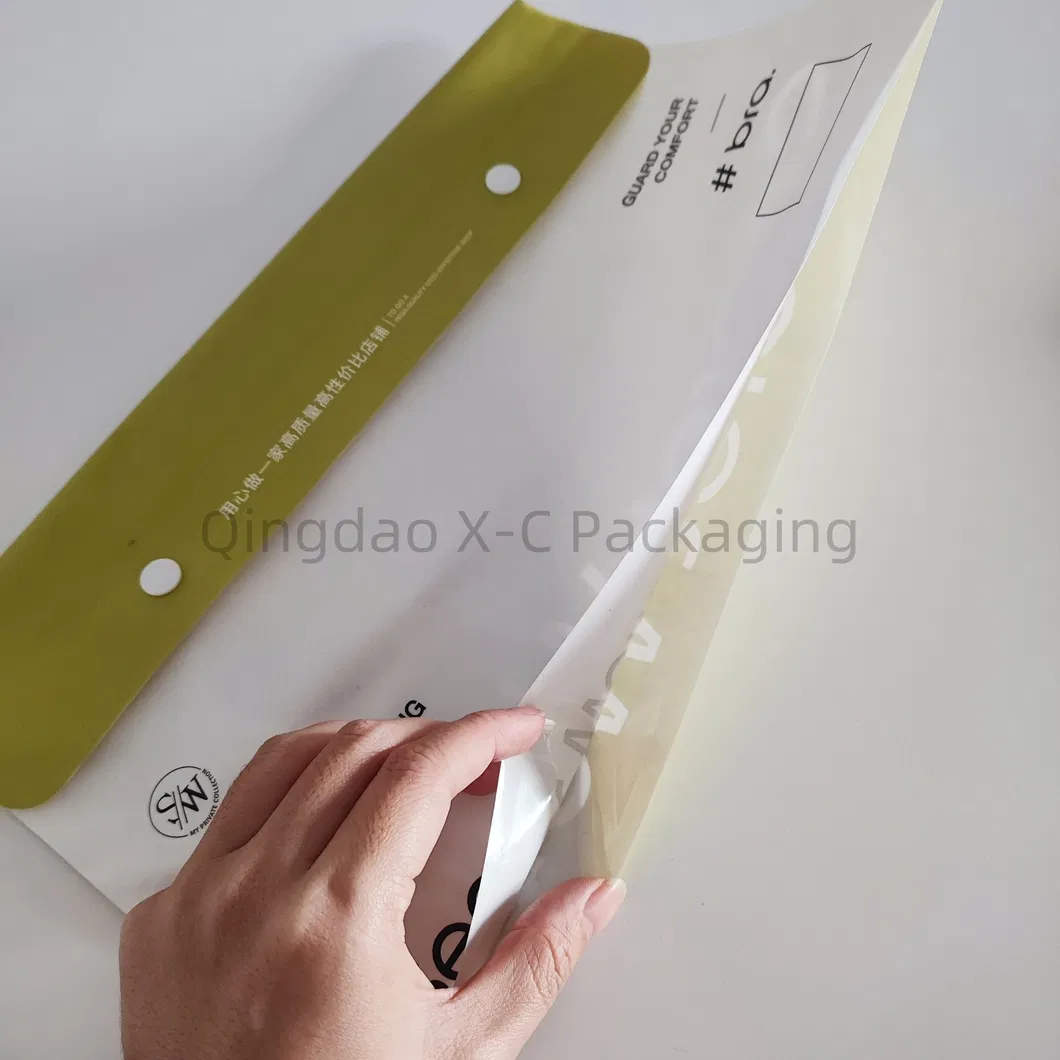 Pantalones negros pequeños con cremallera no tejida Pantalones de botín Bolsa de cremallera Toallas de ropa interior Leggings Bolsa de ropa 1