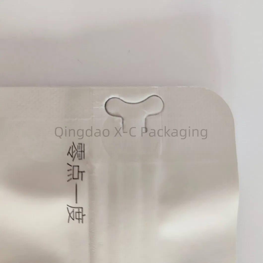 Bolsa de papel Kraft con ventana Bolsa de pie Negro Bolsa de muñeco con cierre con cremallera Bolsa de almacenamiento de alimentos Nueces Caffé Grado alimenticio 3