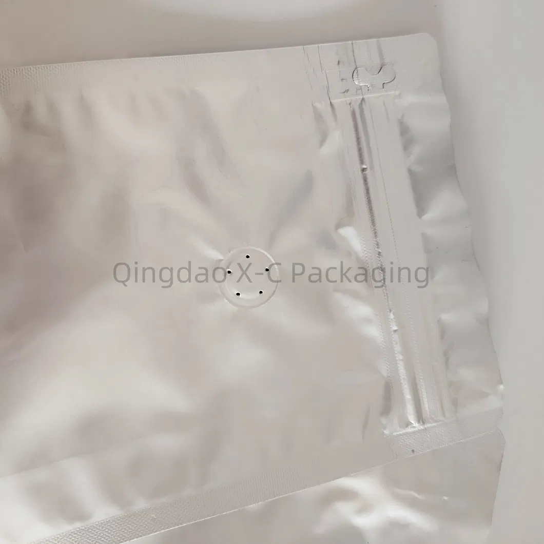 Bolsa de papel Kraft con ventana Bolsa de pie Negro Bolsa de muñeco con cierre con cremallera Bolsa de almacenamiento de alimentos Nueces Caffé Grado alimenticio 4