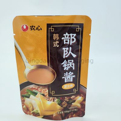 OEM bolso de plástico resistente al agua de calidad alimenticia de embalaje con cremallera personalizado