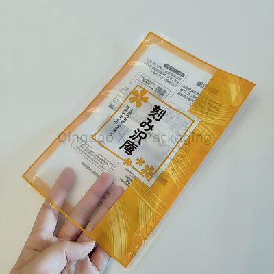 Bolsas de plástico reciclables para envases de alimentos, bocadillos, logotipo impreso a medida