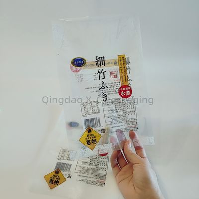 Material laminado Flexible Bolso de 3 lados a prueba de olor grado alimenticio con ventana transparente