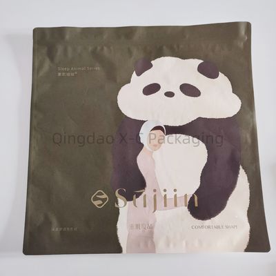 Bolso de papel Kraft marrón personalizado en rollo Logotipo personalizado impreso para llevar