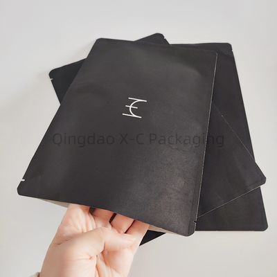Bolsa de papel Kraft con sellado térmico metalizado personalizado con fácil llenado para ir de compras