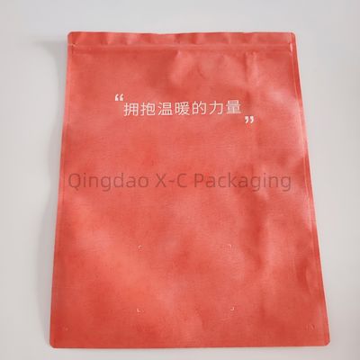 Bolsas de compras OEM reutilizables no tejidas con cierre con cremallera y sellado plegable