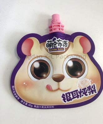 Bolsa de embalaje de forma personalizada Laminado a prueba de humedad Recicla Impresión personalizada