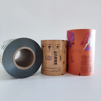 Rollo de película de embalaje laminado compuesto OEM con resistencia a las lágrimas para alimentos