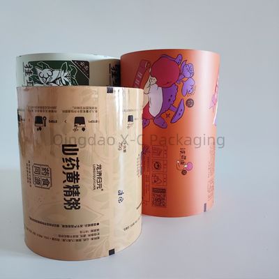 Envasado de película de papel resistente a las lágrimas, ecológico para los alimentos, envasado de café en polvo