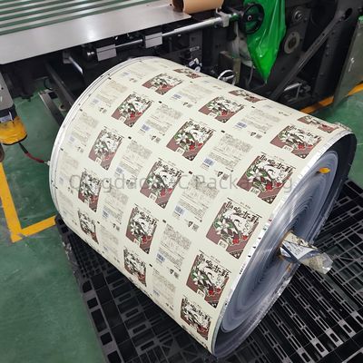 Embalaje laminado de calidad alimentaria con película de rodillo Impresión a medida Embalaje de papel plástico