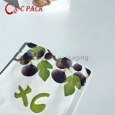 Papel Kraft impreso a medida Compostable biodegradable Bolsa de almacenamiento de alimentos Bolsa de embalaje Bolsa reciclable de té y café