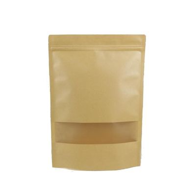 Eco-amigable biodegradable vuelve a cerrar nueces bolsas de embalaje de alimentos bolsa para frutas secas / galletas / papas fritas personalizables