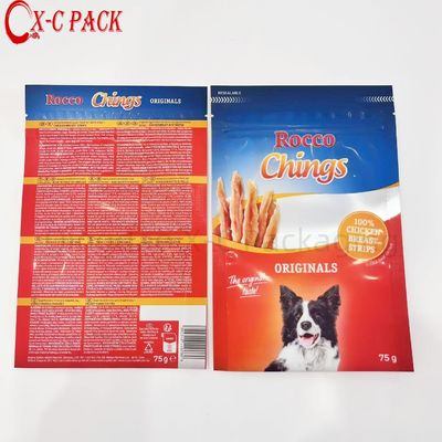 Bolsas de plástico Embalaje Cerradura de 3 lados Bolsa de sellado de bolsas pequeñas claras Bolsas de Mylar Embalaje Bolsas de comida para perros para mascotas