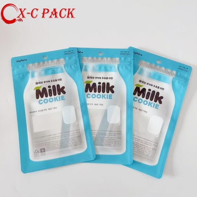 Reutilizable a medida Tres lados sellados Humectancia-Proof Aluminio de papel de aluminio bolsa de embalaje de alimentos para mascotas con cremallera Impresión digital bolsa de golosinas para perros